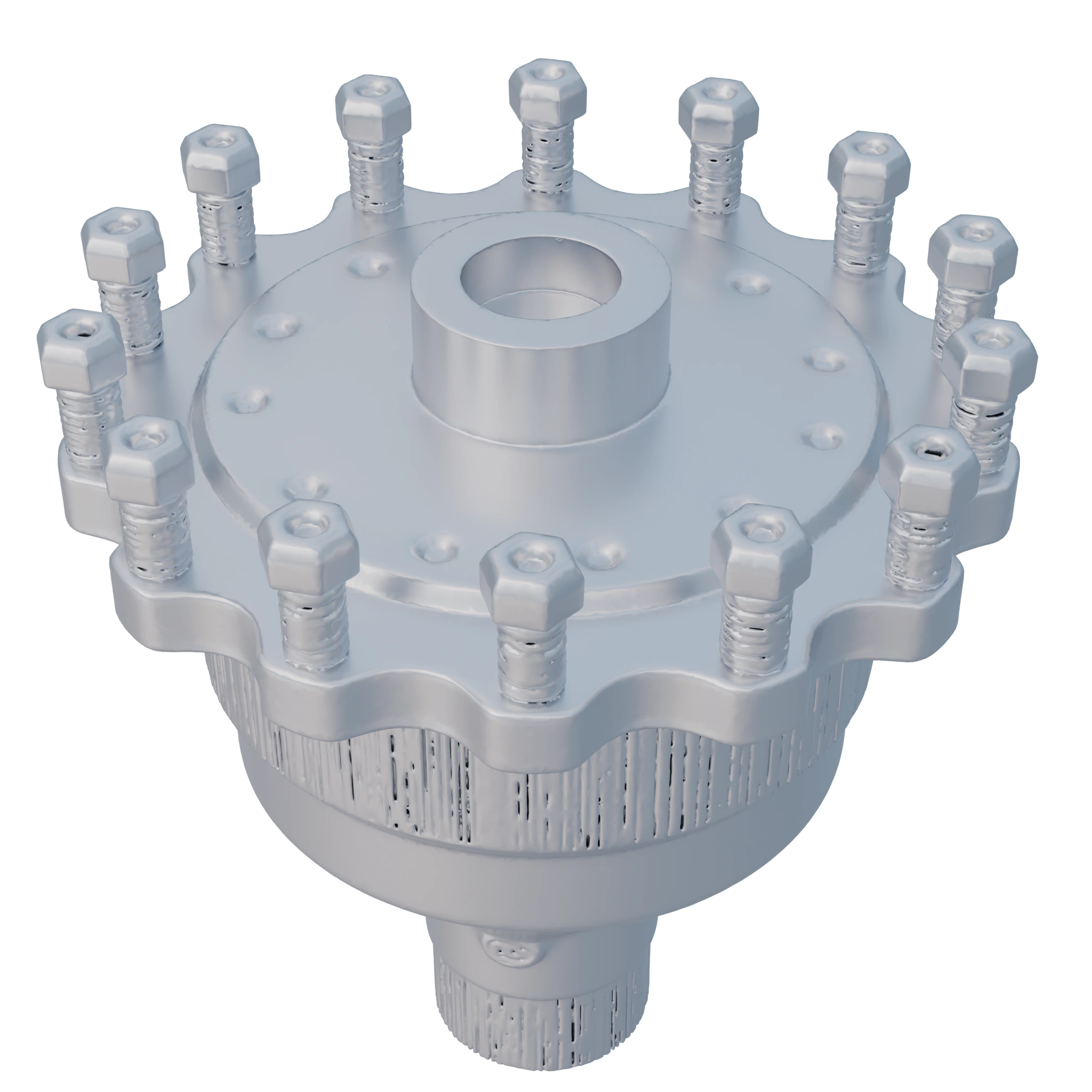 Gear result with 14-fold symmetry