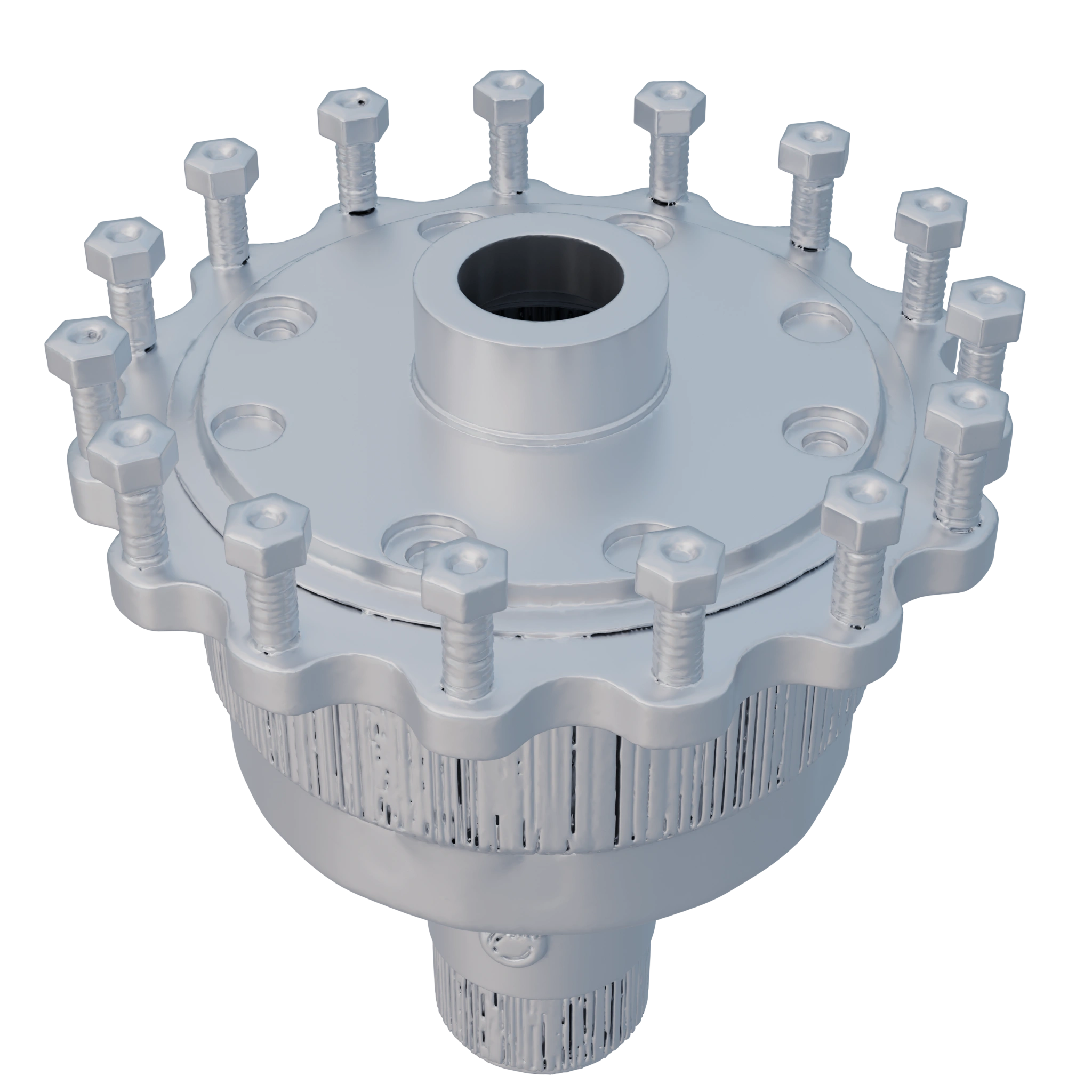 Gear result with 15-fold symmetry
