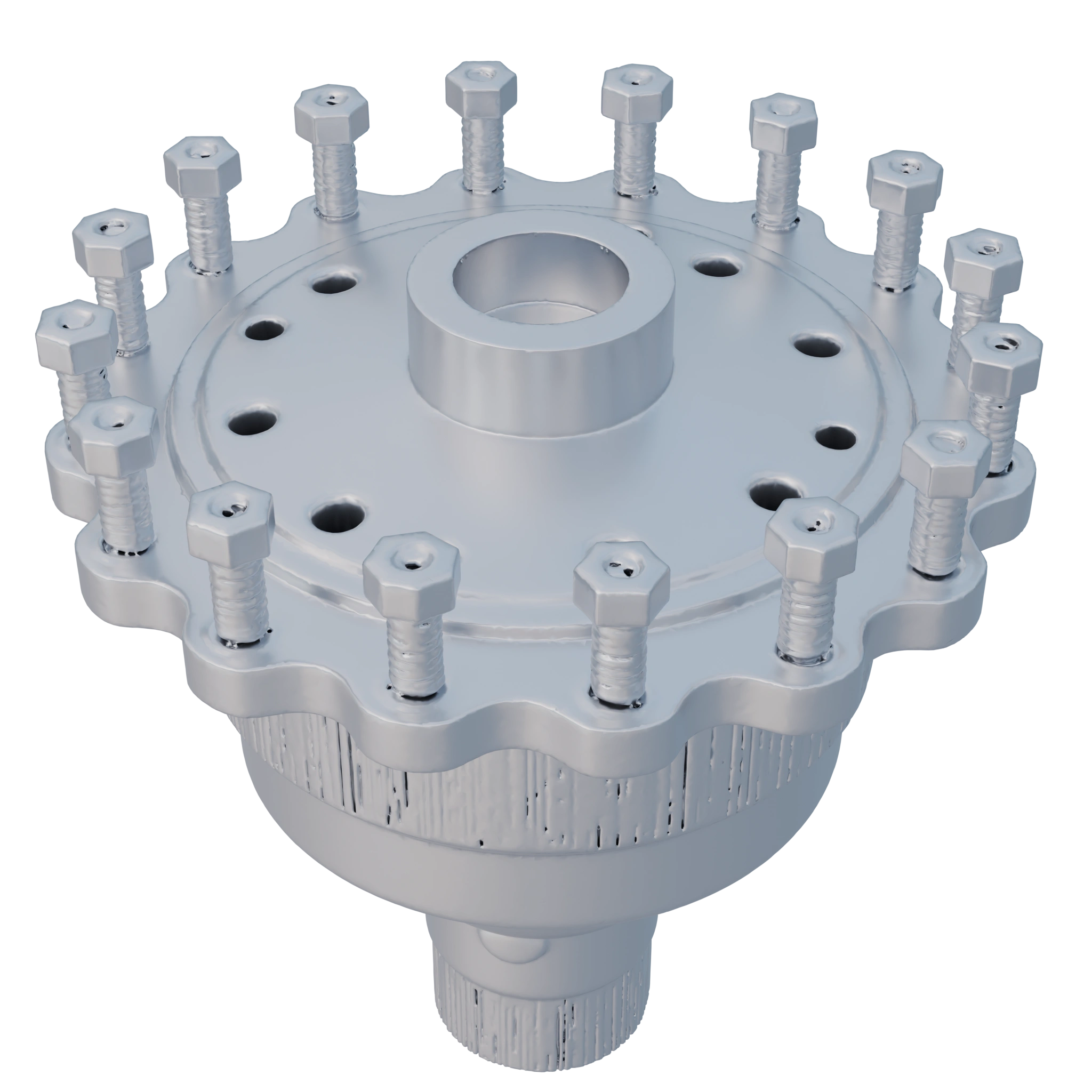 Gear result with 16-fold symmetry