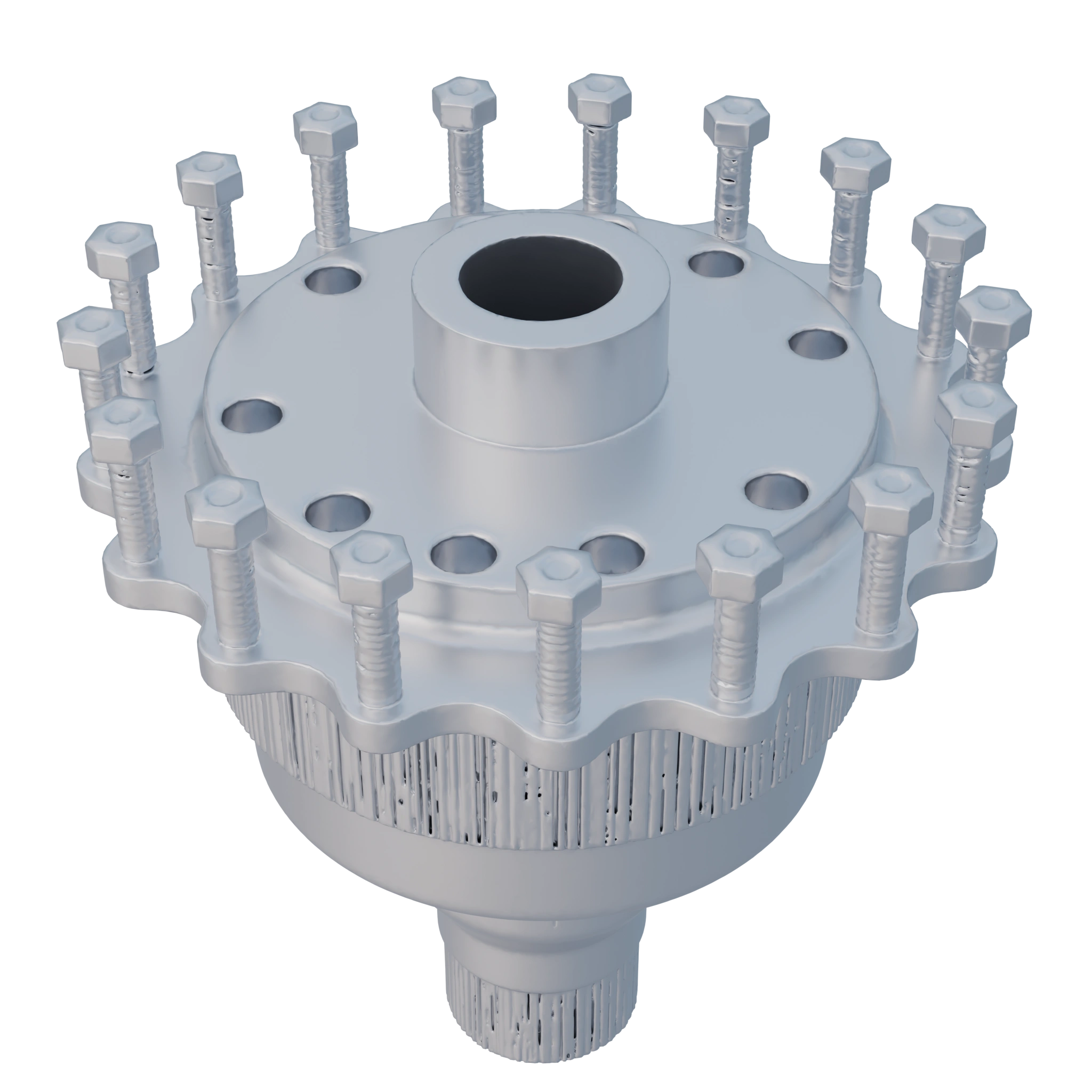 Gear result with 17-fold symmetry