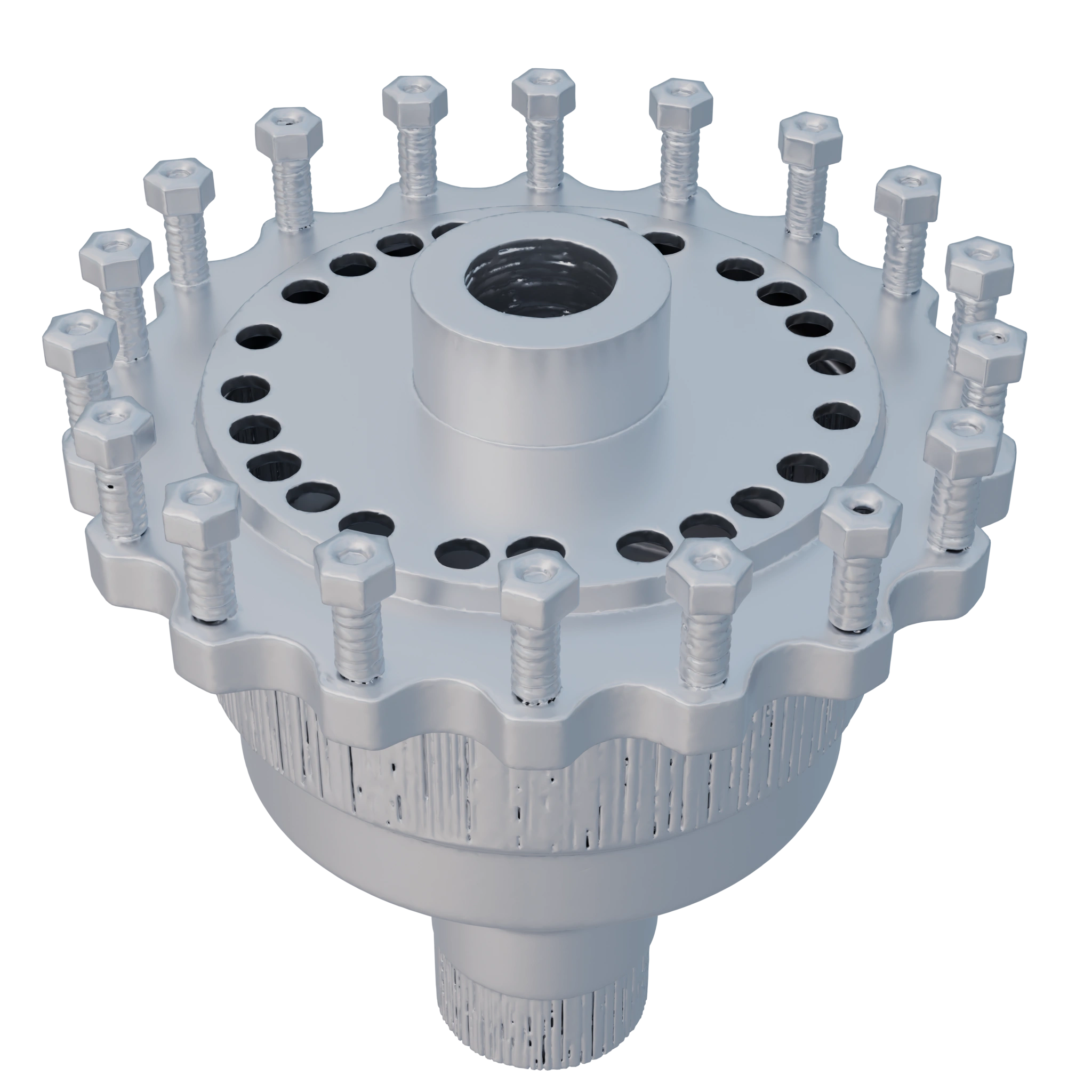 Gear result with 18-fold symmetry