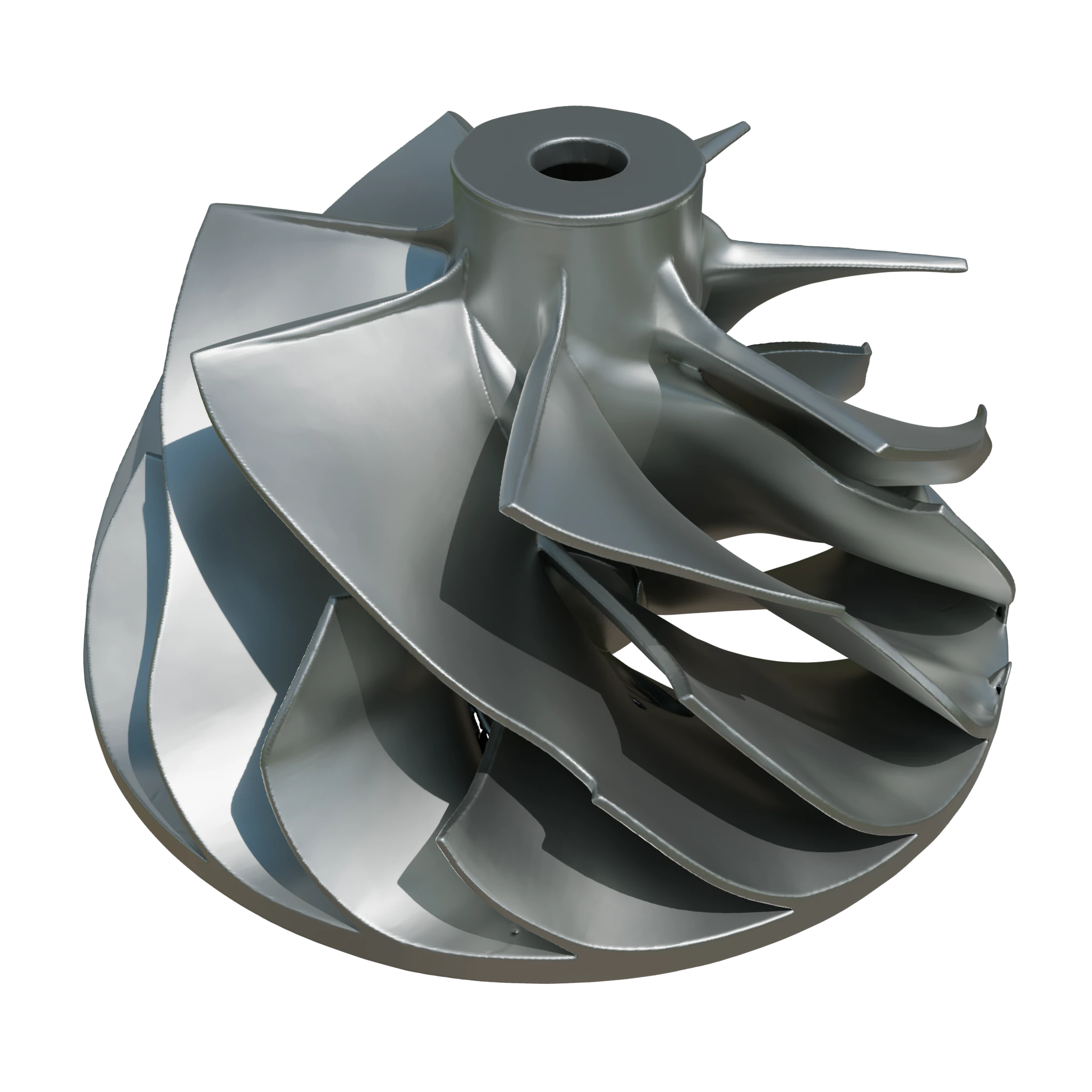 Turbo blade result from TRELLIS.2