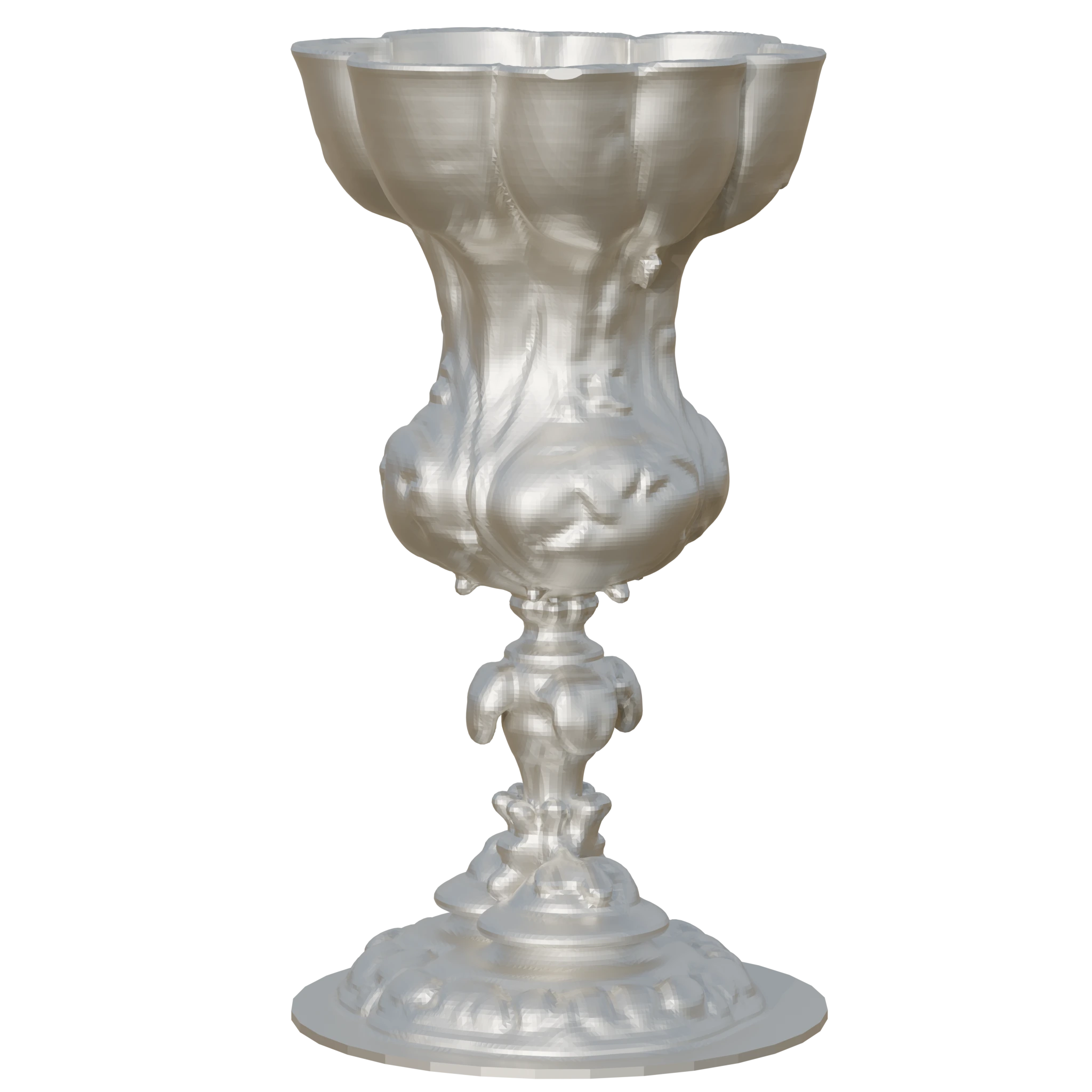 Silver cup result from Hunyuan3D 2.1